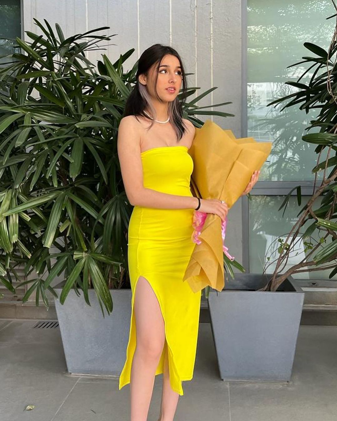 Bumblebee Slit Dress