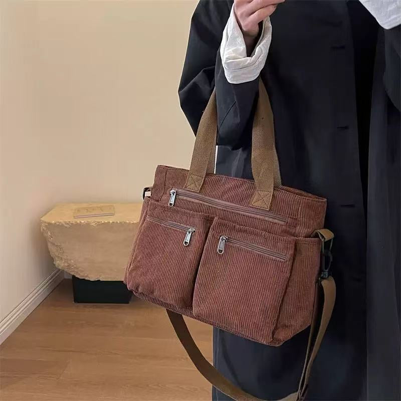 7MNST Corduroy Utility Tote