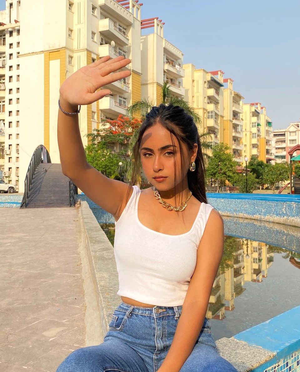 Knit Square-Neck tank top